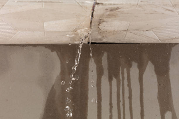 Professional Burst Pipe Cleanup technician working in Clayville, RI
